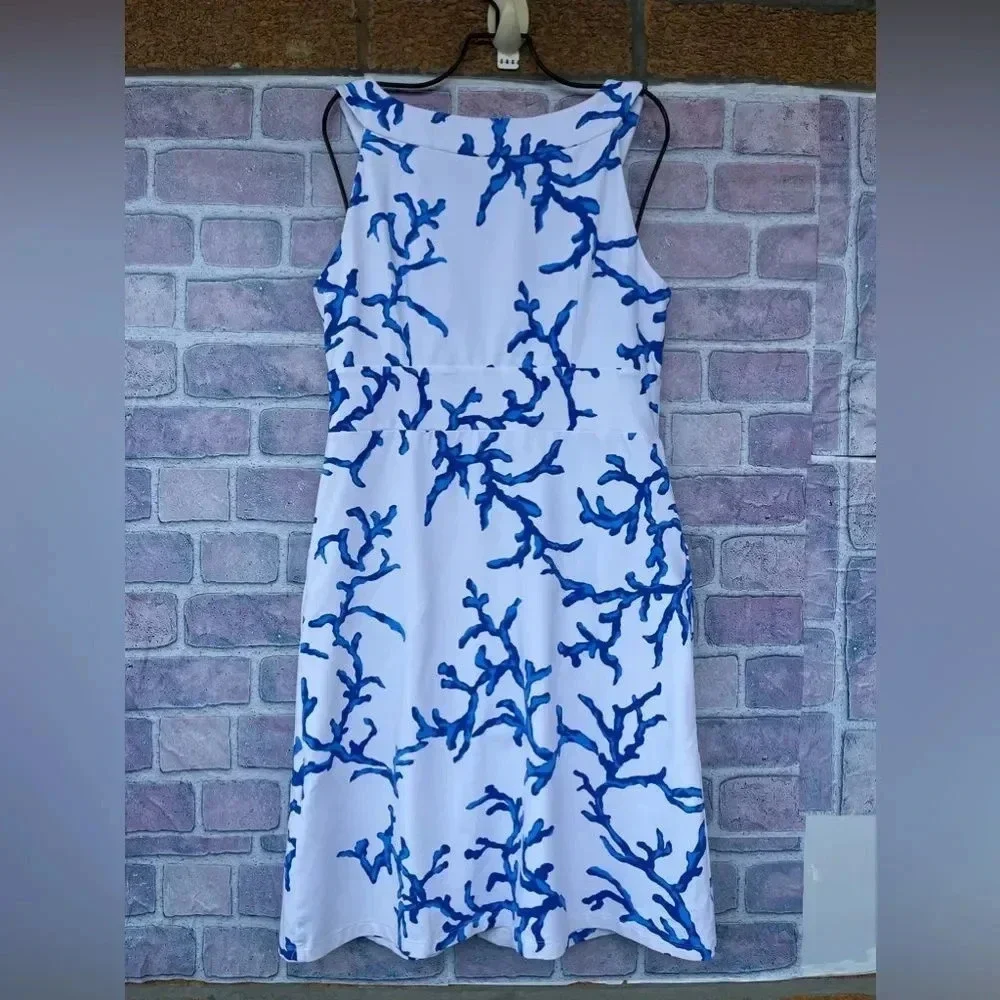 J. McLaughlin Coral Print Dress size medium - Picture 11 of 11